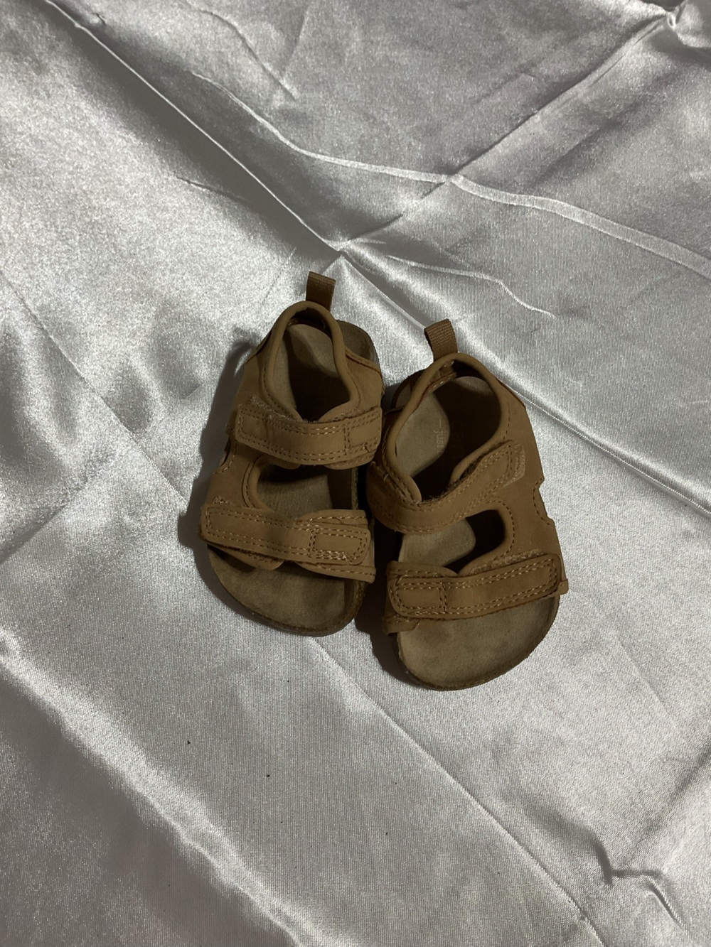 Kids Brown Adjustable Strap Sandals